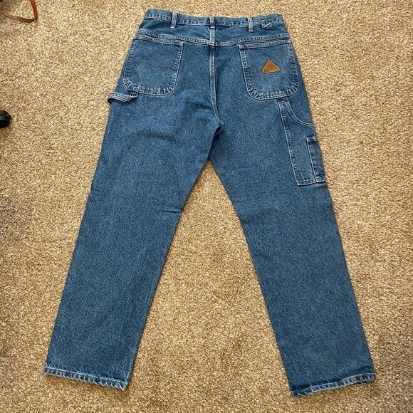 Bulwark FR Flame Resistant Work Carpenter Denim Cotton Mens Jeans Size 38/34 - Picture 4 of 9